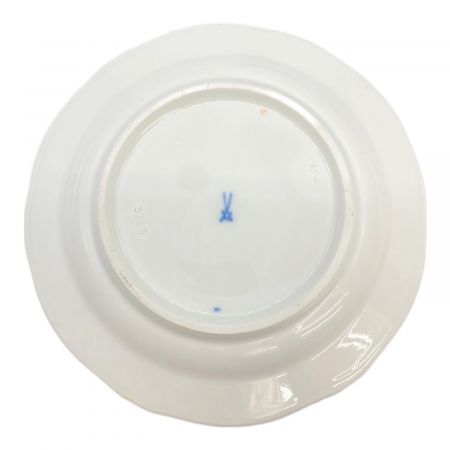 Meissen (マイセン) カップ&ソーサー・プレート 金色の花 2級品