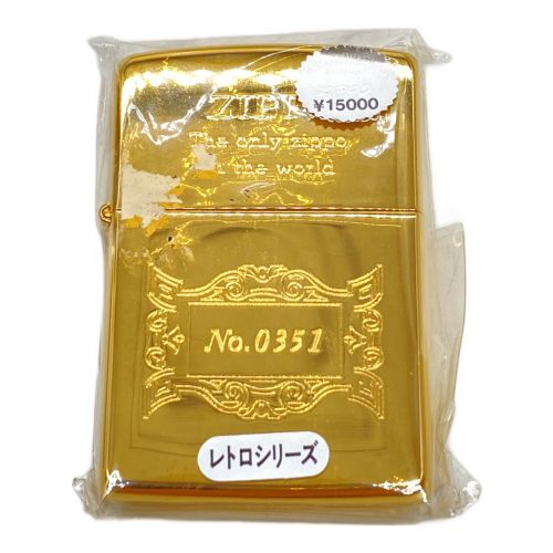 ZIPPO (ジッポ) 特別限定品1000個通しナンバー入り GOLD仕上げ No.0351