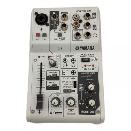 YAMAHA (ヤマハ) ウェブキャスティングミキサー AG03｜トレファクONLINE