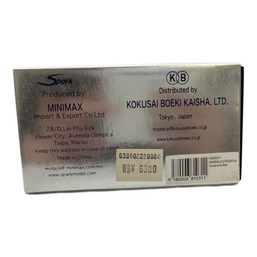 SPARK (スパーク) GEMBLLA(ゲンバラ) Avalanche(アヴァランチ) GTR650 EVO-R KBS031 ミニカー