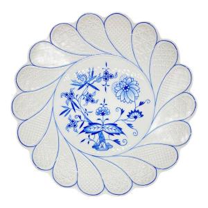 Meissen (マイセン) ブルーオニオン ケーキサービスプレート 29㎝