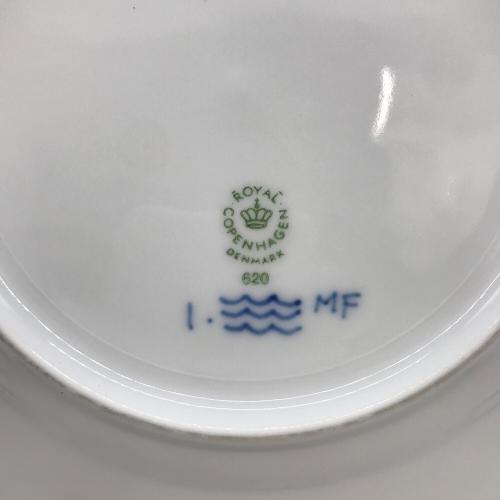 ROYAL COPENHAGEN (ロイヤル・コペンハーゲン) ブルーフルーテッド・ハーフレース プレート 19㎝ 3Pセット