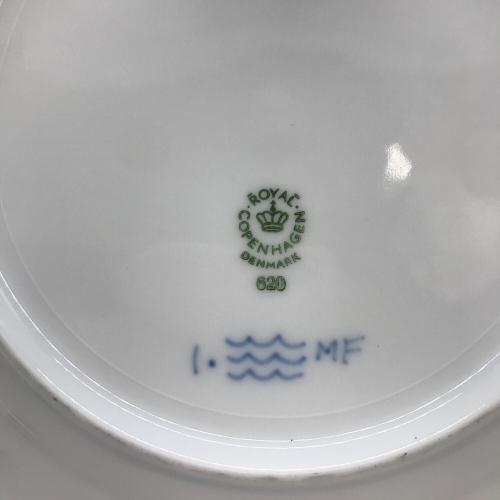 ROYAL COPENHAGEN (ロイヤル・コペンハーゲン) ブルーフルーテッド・ハーフレース プレート 19㎝ 3Pセット