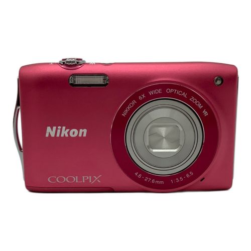 Nikon (ニコン) コンパクトデジタルカメラ COOLPIX S3300
