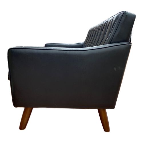 カリモク60 (カリモクロクマル) ロビーチェア 3シーター スタンダードブラック