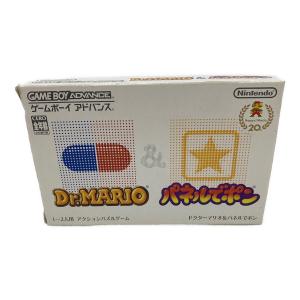 Dr.MARIO＆パネルでポン ドクターマリオ ゲームボーイアドバンス用