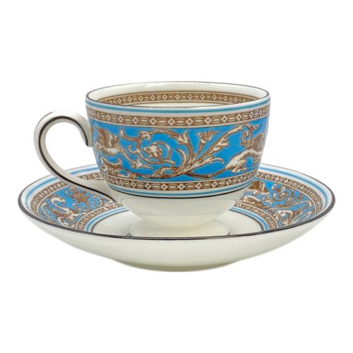 Wedgwood (ウェッジウッド) カップ&ソーサー フロレンティーン ターコイズ