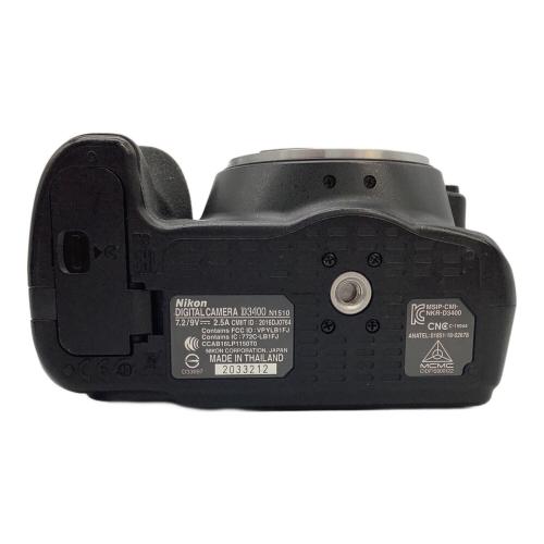 Nikon (ニコン) 一眼レフカメラ D3400|トレファクONLINE Nikon (ニコン) 一眼レフカメラ D3400|トレファクONLINE