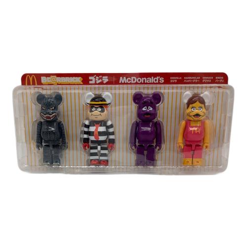 BEAR BRICK (ベアブリック)ゴジラVSマクドナルド 4体セット