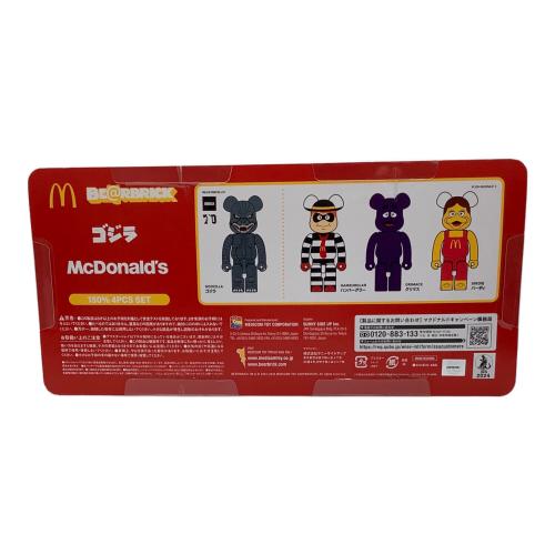 BEAR BRICK (ベアブリック)ゴジラVSマクドナルド 4体セット