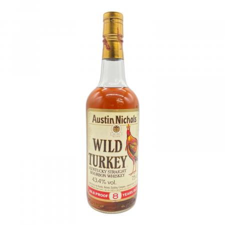 未開封】古酒 WILD TURKEY 8年ワイルドターキーバーボン ウイスキー ワイルドターキー8年で仕立てる本格バーボンハイボール。 オレンジ