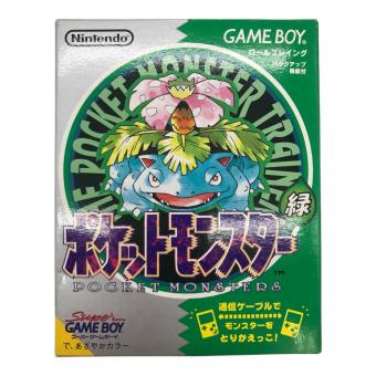 ゲームボーイ用ソフト ポケットモンスター緑
