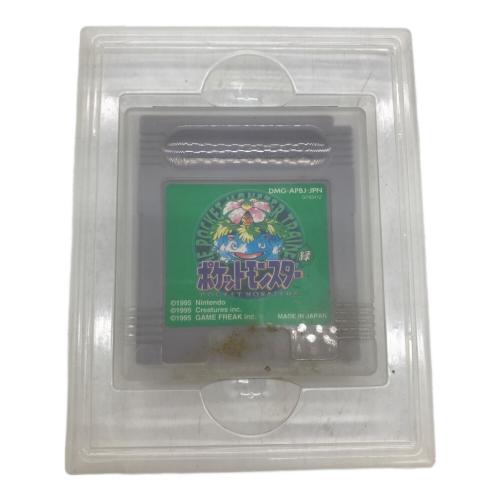 ゲームボーイ用ソフト ポケットモンスター緑