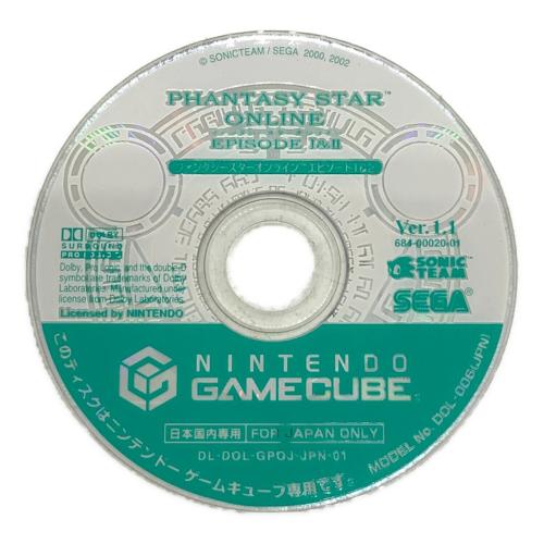 ゲームキューブ用ソフト PHANTASY STAR ONLINE（ファンタシースターオンライン）EPISODE I＆II