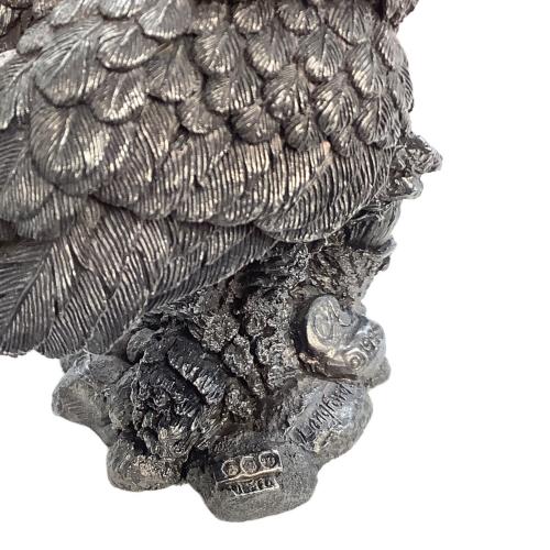 COMYNS Silver 置物 メンフクロウ 銀メッキ