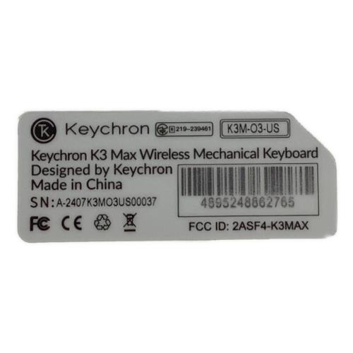 keychron (キークロン) キーボード K3 Max