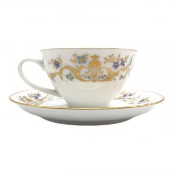 大倉陶園 (オオクラトウエン) 金彩金花 カップ&ソーサー