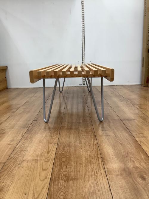 826STANDARD スラットベンチ ナチュラル