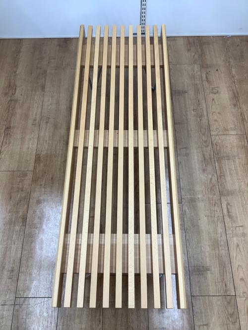 【美品】天然木スラットバックベンチ Amazon | 屋外用ベンチ、背もたれ付き木製ガーデンベンチ、2人用