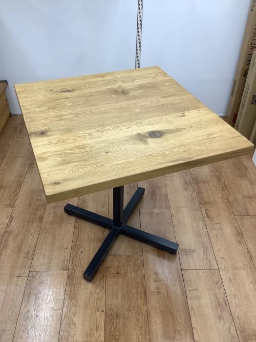 カフェテーブル ブラウン×ブラック 329