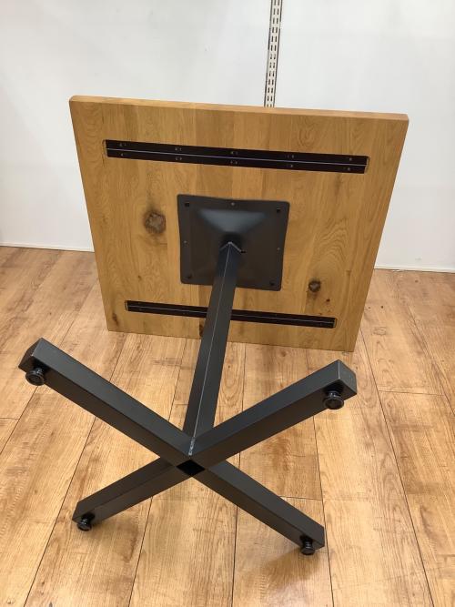 カフェテーブル ブラウン×ブラック 329