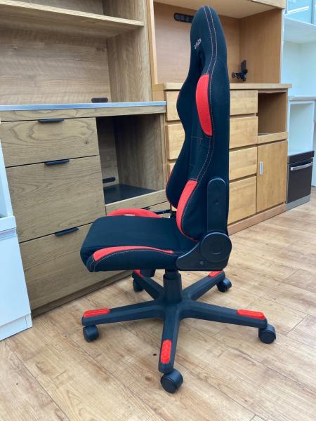 DXRACER (デラックスレーサー) ゲーミングチェア ブラック×レッド 