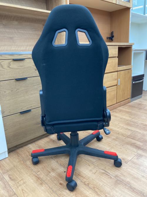 DXRACER (デラックスレーサー) ゲーミングチェア ブラック×レッド