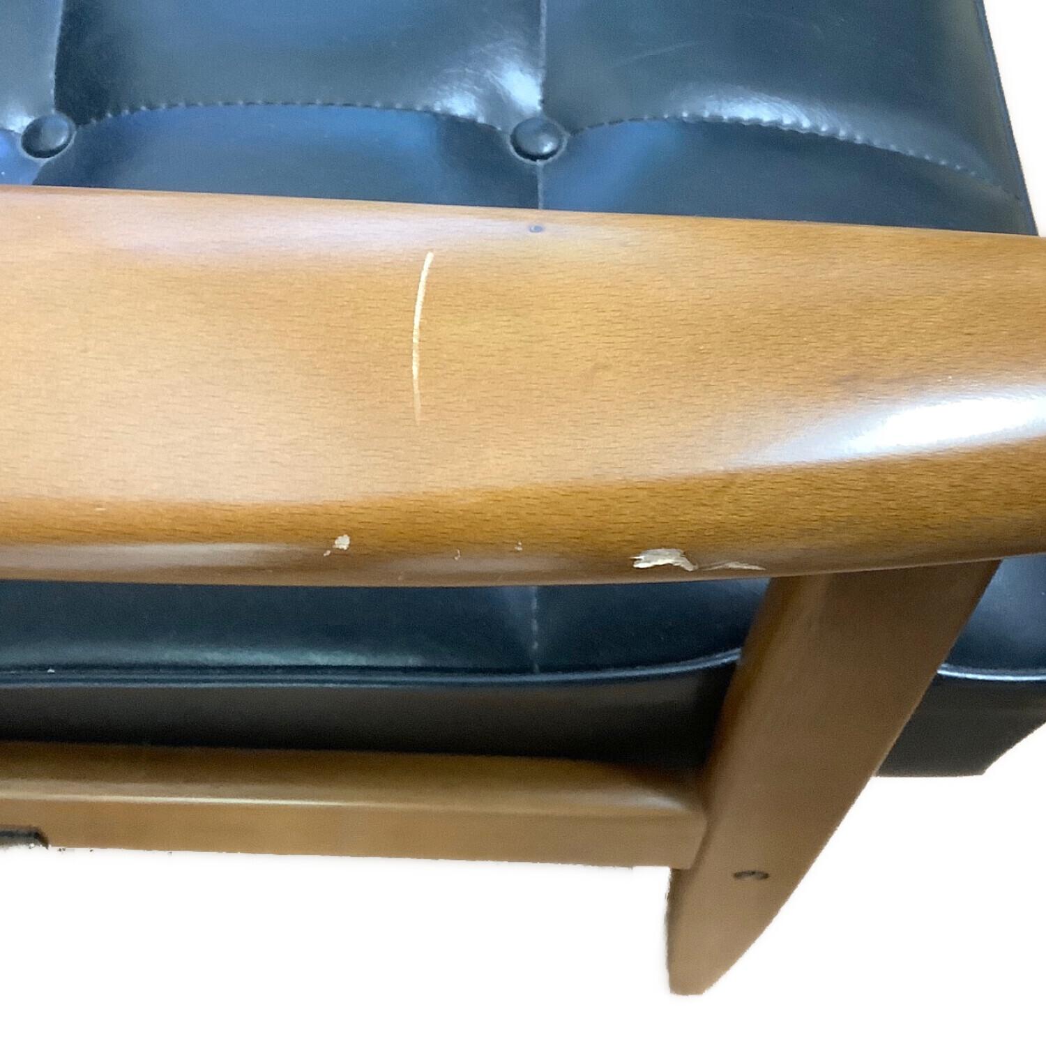 カリモク60 (カリモクロクマル) 2人掛けソファー スタンダードブラック