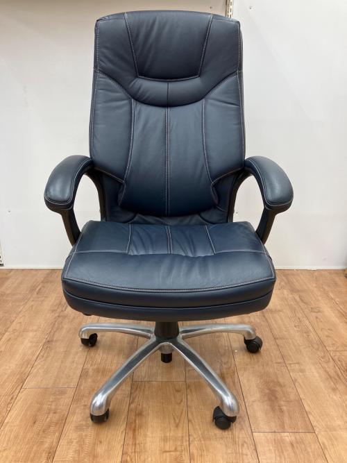 ITOKI (イトーキ) カテドラチェアYJ3Hタイプ ハイバック ネイビー