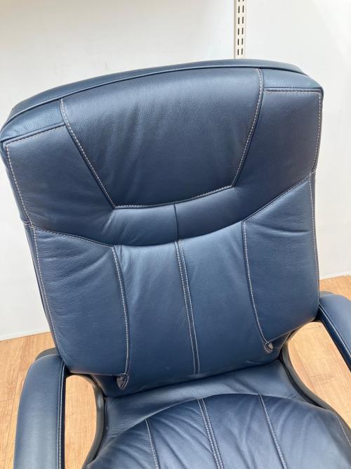 ITOKI (イトーキ) カテドラチェアYJ3Hタイプ ハイバック ネイビー