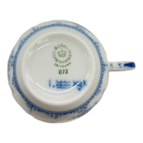 ROYAL COPENHAGEN (ロイヤル・コペンハーゲン) ブルーフルーテッド・プレイン カップ&ソーサー 2Pセット