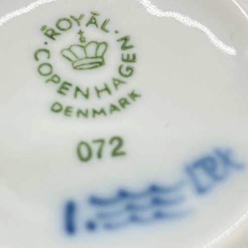 ROYAL COPENHAGEN (ロイヤル・コペンハーゲン) ブルーフルーテッド・プレイン カップ&ソーサー 2Pセット