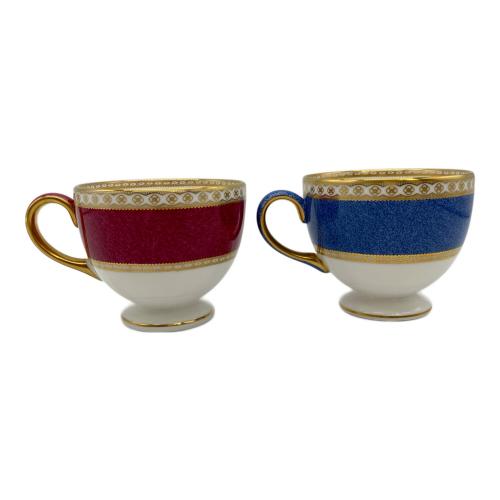 Wedgwood (ウェッジウッド) ユーランダー パウダーブルー＆パウダールビー カップ&ソーサー 2Pセット
