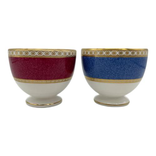 Wedgwood (ウェッジウッド) ユーランダー パウダーブルー＆パウダールビー カップ&ソーサー 2Pセット