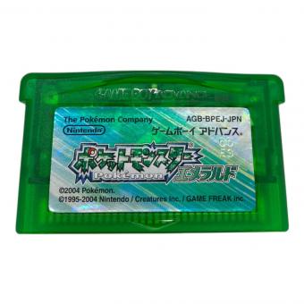 ゲームボーイアドバンス用ソフト ポケットモンスターエメラルド
