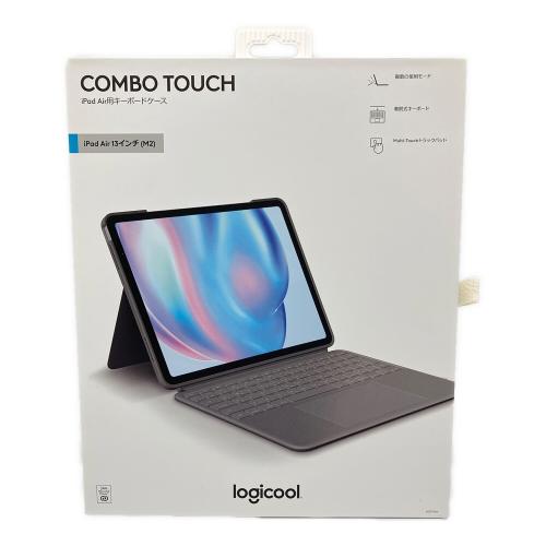 LOGICOOL (ロジクール) COMBO TOUCH iPad Air用キーボードケース iPad Air 13インチ(M2)対応 IK1277GRA