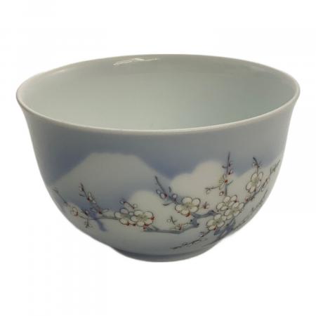 【ジモティ来店特価！！】未使用！！湯呑みセット　深川製磁　富士山　J-0892 深川製磁 (フカガワセイジ) 湯呑み 5P 富士に白梅｜トレファクONLINE