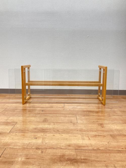 KANADEMONO (カナデモノ) テレビボード 天板ガラス2段