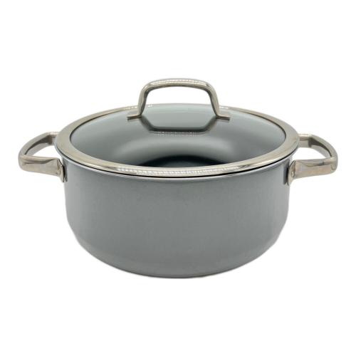 WMF (ヴェーエムエフ) フィージョンテック ミネラル ローキャセロール 24CM グレー