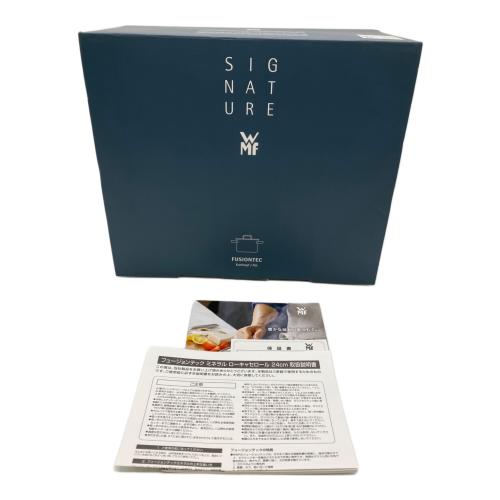 WMF (ヴェーエムエフ) フィージョンテック ミネラル ローキャセロール 24CM グレー