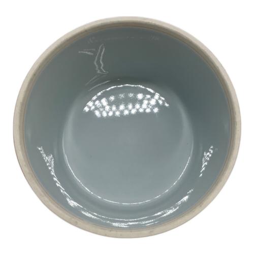 源右衛門窯 (ゲンエモンガマ) 蓋物 青彩菊絵