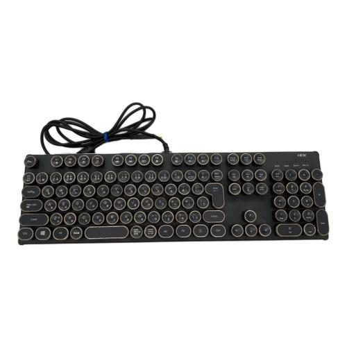 HKW (エイチケーダブル) タイプライター風キーボード ‎HKW-TYPKBJIS-BK