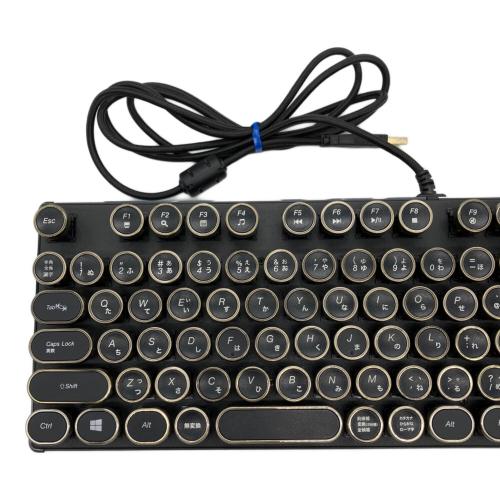 HKW (エイチケーダブル) タイプライター風キーボード ‎HKW-TYPKBJIS-BK