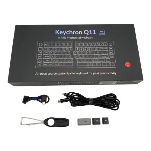 keychron (キークロン) keychron Q11 A 75% Mechanical Keyboard  分離キーボード Q11-M3