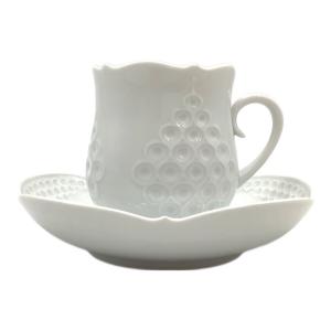 Meissen (マイセン) ホワイトレリーフ カップ&ソーサー