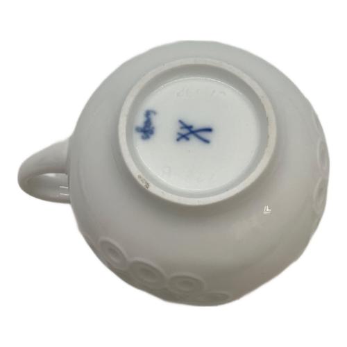 Meissen (マイセン) ホワイトレリーフ カップ&ソーサー