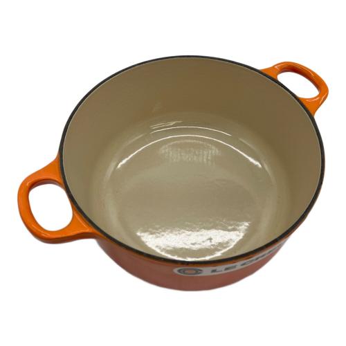 LE CREUSET (ルクルーゼ) ココット・ロンド 両手鍋 SIZE 20cm