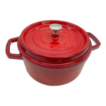 Staub (ストウブ) ピコ・ココット・ラウンド 22cm レッド