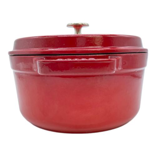 Staub (ストウブ) ピコ・ココット・ラウンド 22cm レッド