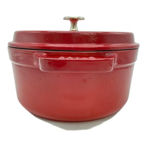 Staub (ストウブ) ピコ・ココット・ラウンド 22cm レッド